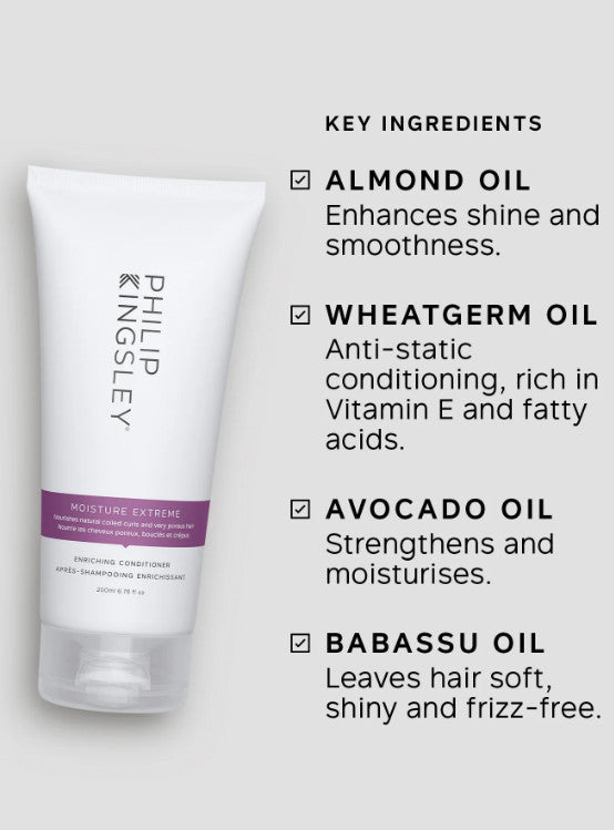 Philip Kingsley Moisture Extreme Enriching Conditioner 200ml Curls