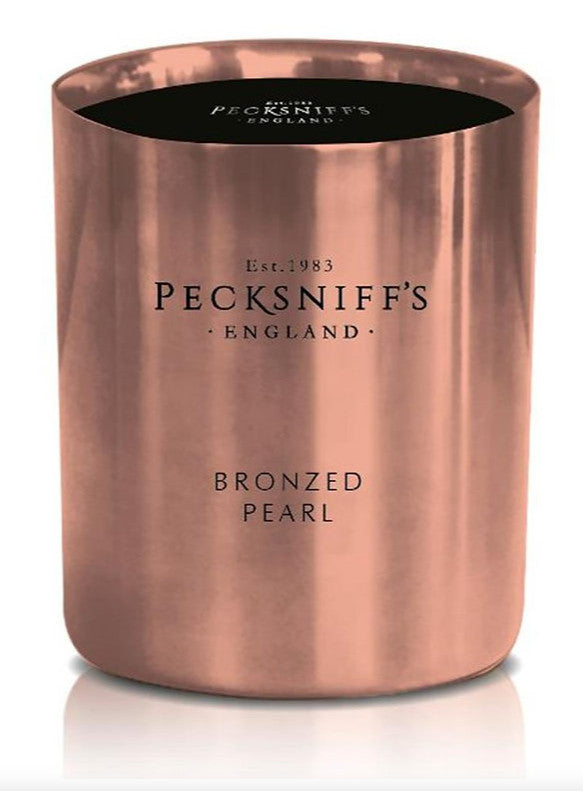 Pecksniff's Jewel Bronzed Pearl 1 Wick Candle - 150g Gif