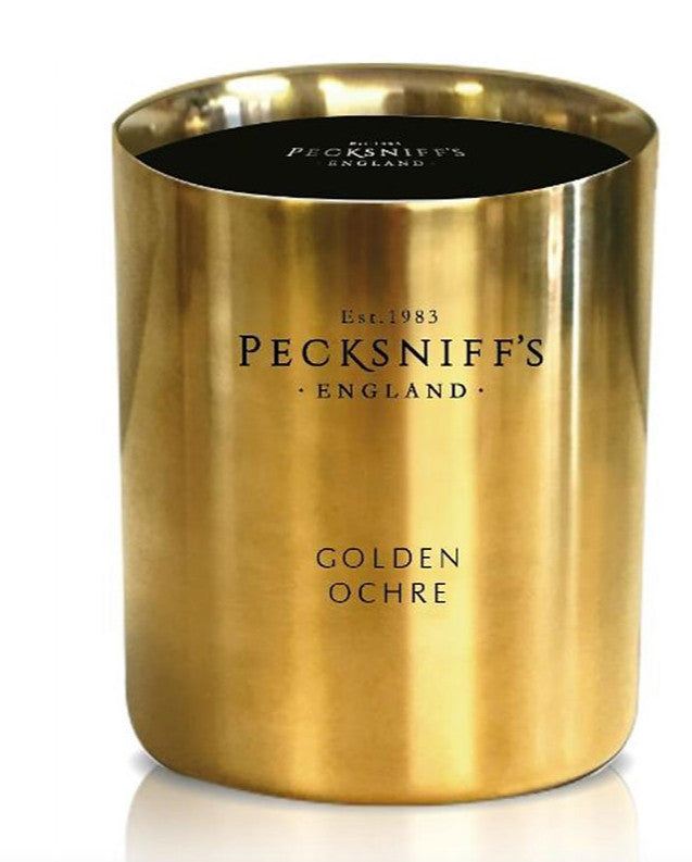Pecksniff's Jewel Gold Ochre 1 Wick Candle - 150g Gif