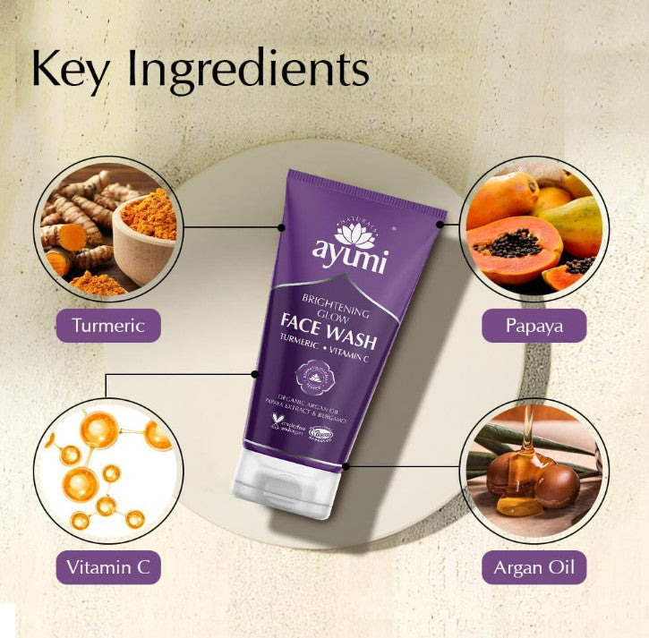 Ayumi Turmeric & Papaya Body Scrub Nourishes and Revitalises 200ml