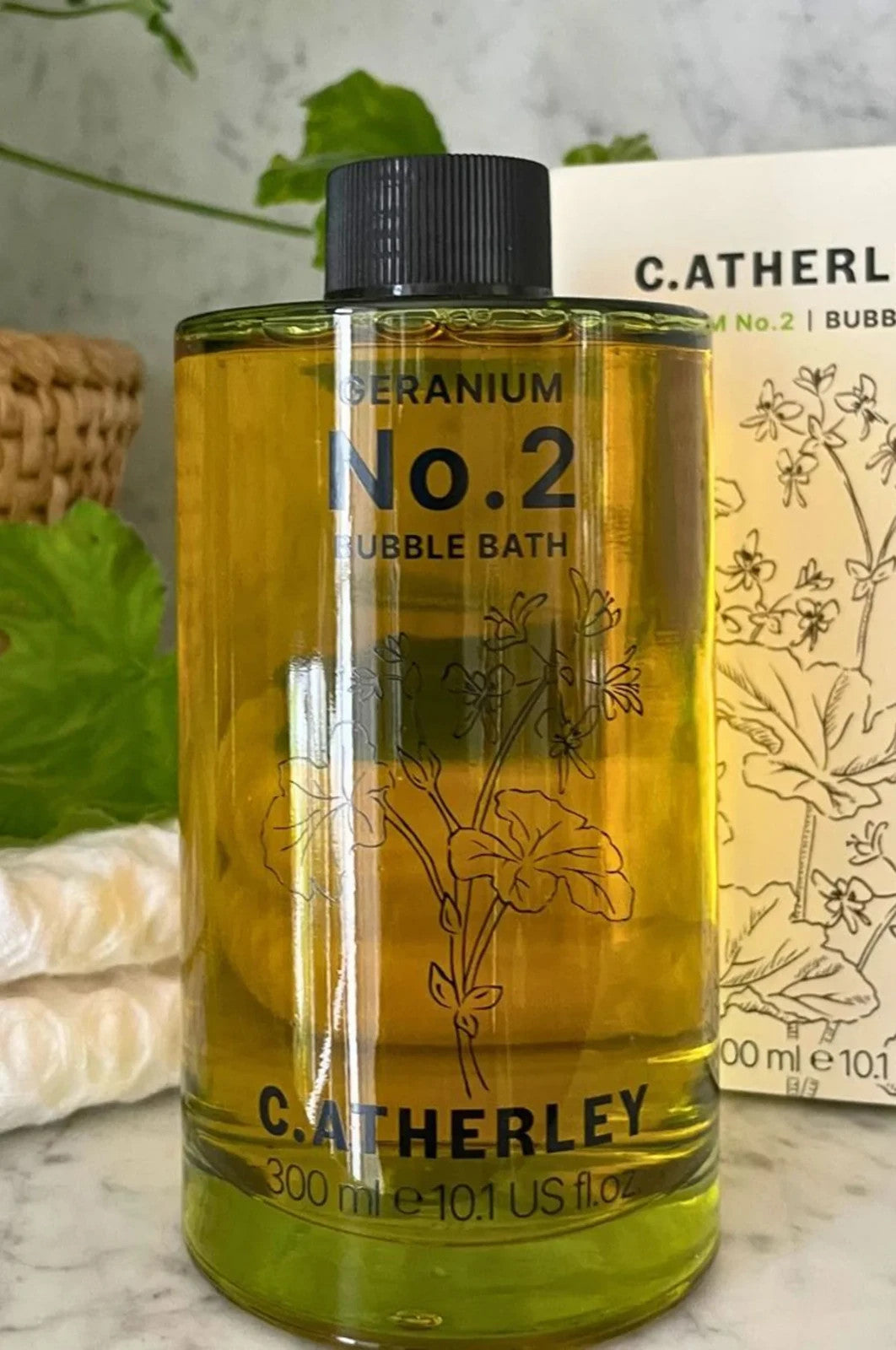 C.Atherley Geranium No.2 Bubble Bath, 300ml