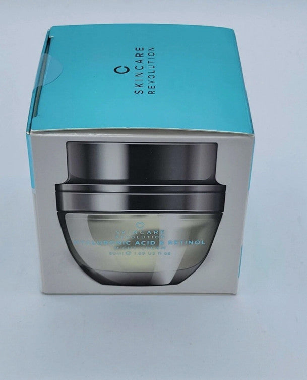 Skincare Revolution Hydrating Night Cream Hyaluronic  Retinol Moisturiser 50ml
