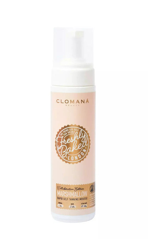 Clomana Marshmallow Scented Rapid Self Tanning Mousse