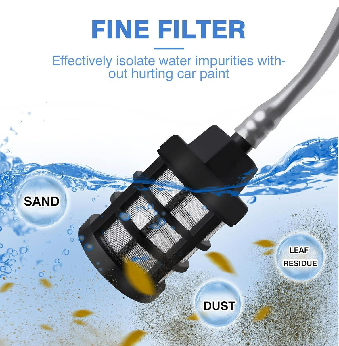 Cordless Power Washer Portable Pressure Washer 174PSI High Pressure Cleaner Jet