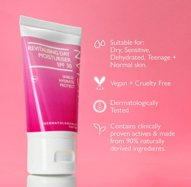Skinician Revitalising Anti Aging Face Cream Moisturiser SFP30 50ml