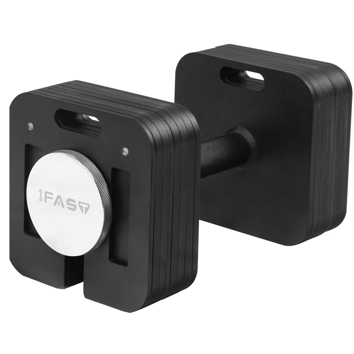 Adjustable Two Dumbbells Or Dumbbells Sets 80LB Square Dumbbell 9 in 1 Free Weights for Multi weight Options Quick-Lock Adjustable