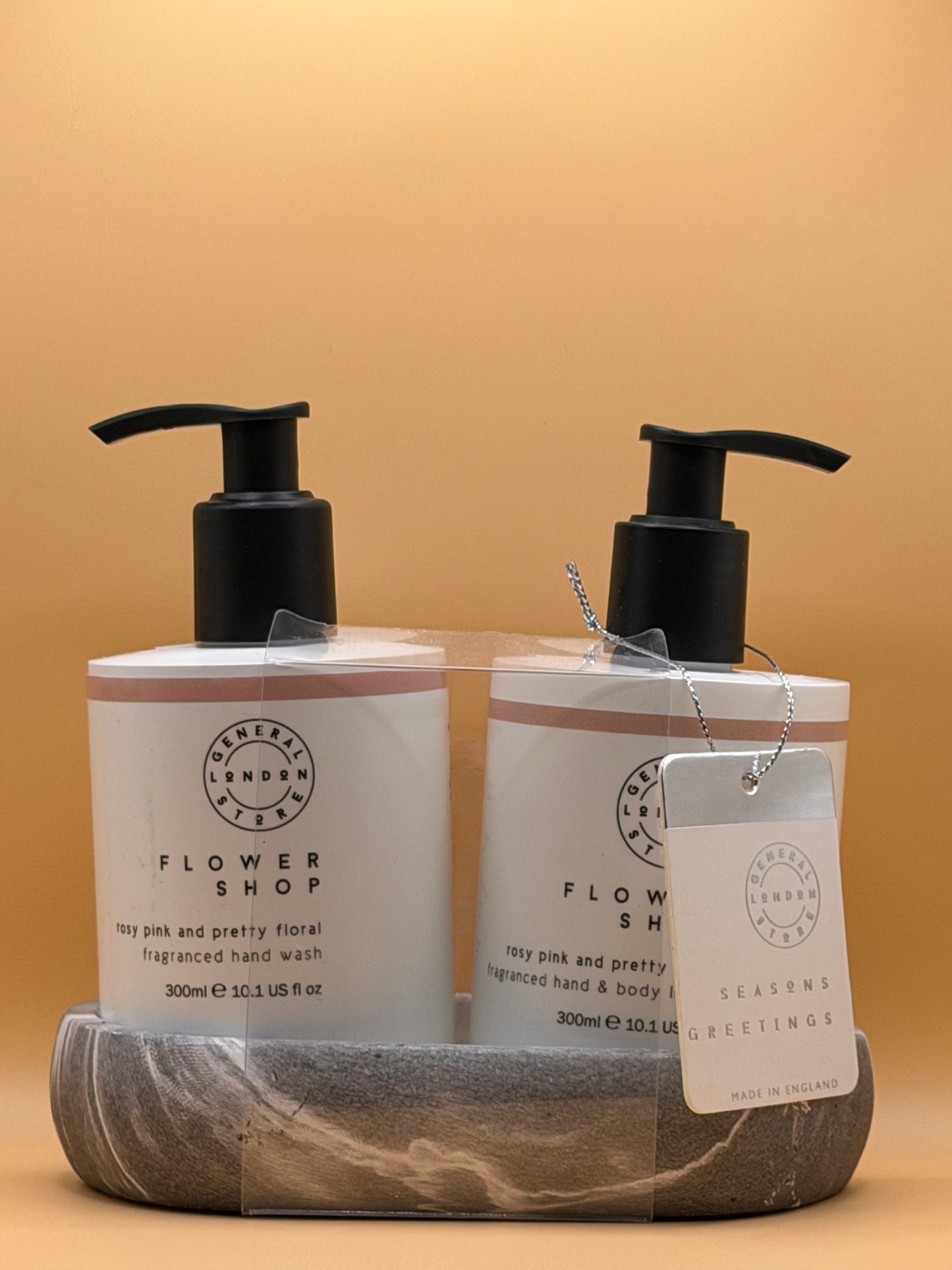 General Edition Flower Shop Caddy Pink Fragrances Hand Wash And Lotion 300ml