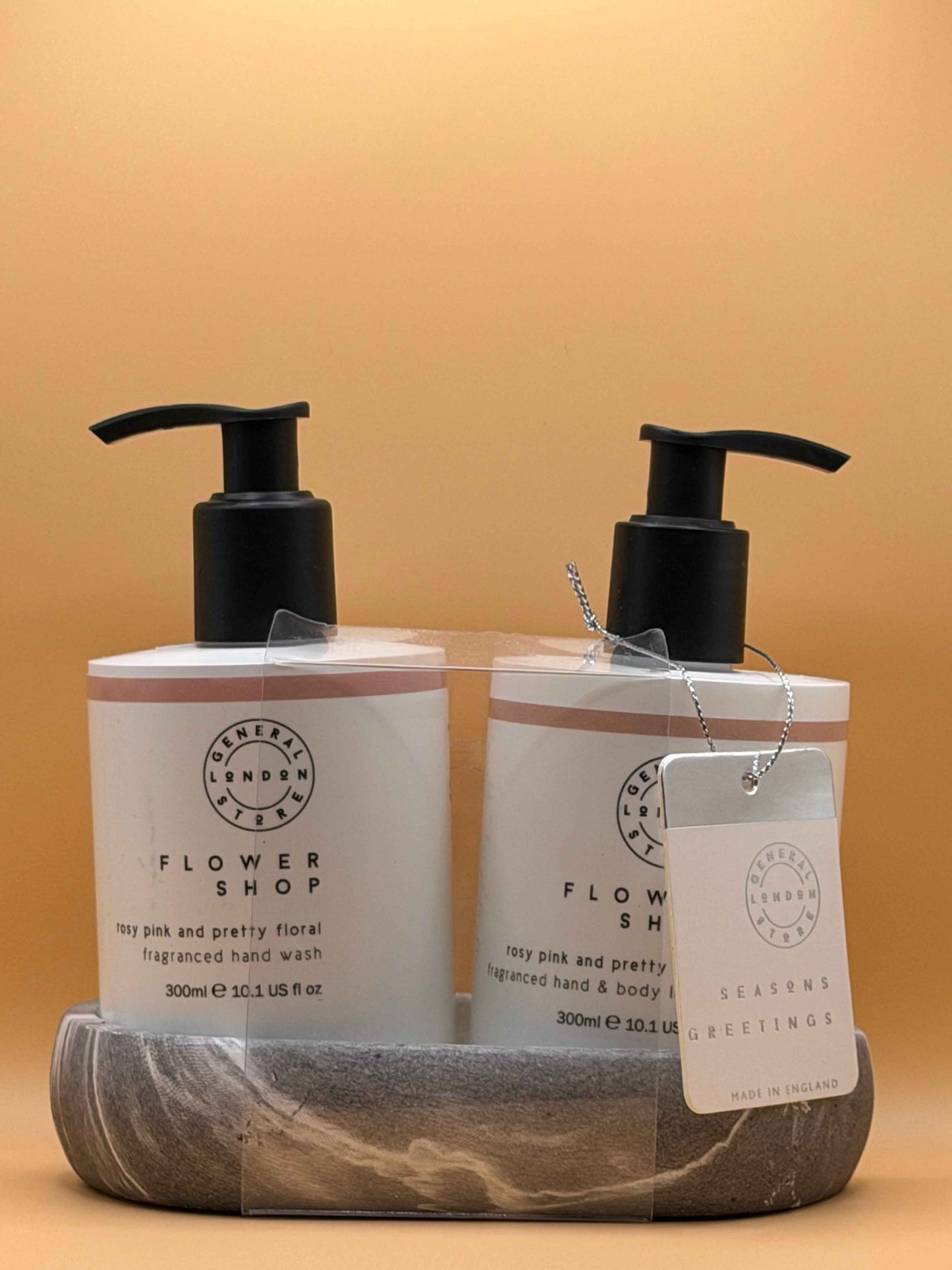General Edition Flower Shop Caddy Pink Fragrances Hand Wash And Lotion 300ml