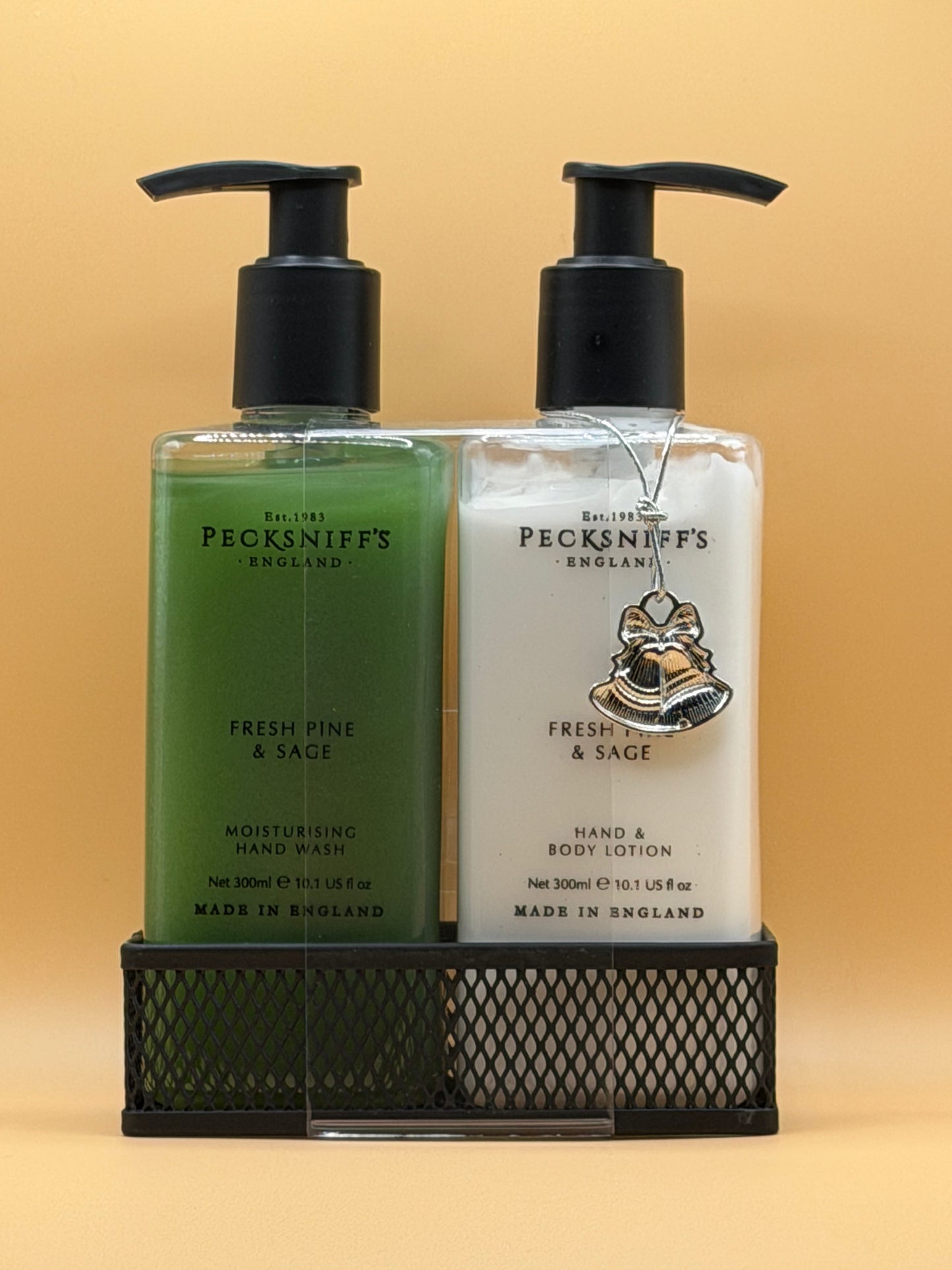 Pecksniffs Fresh Pine & Sage Hand Wash, Hand & Body Set 300ml Each