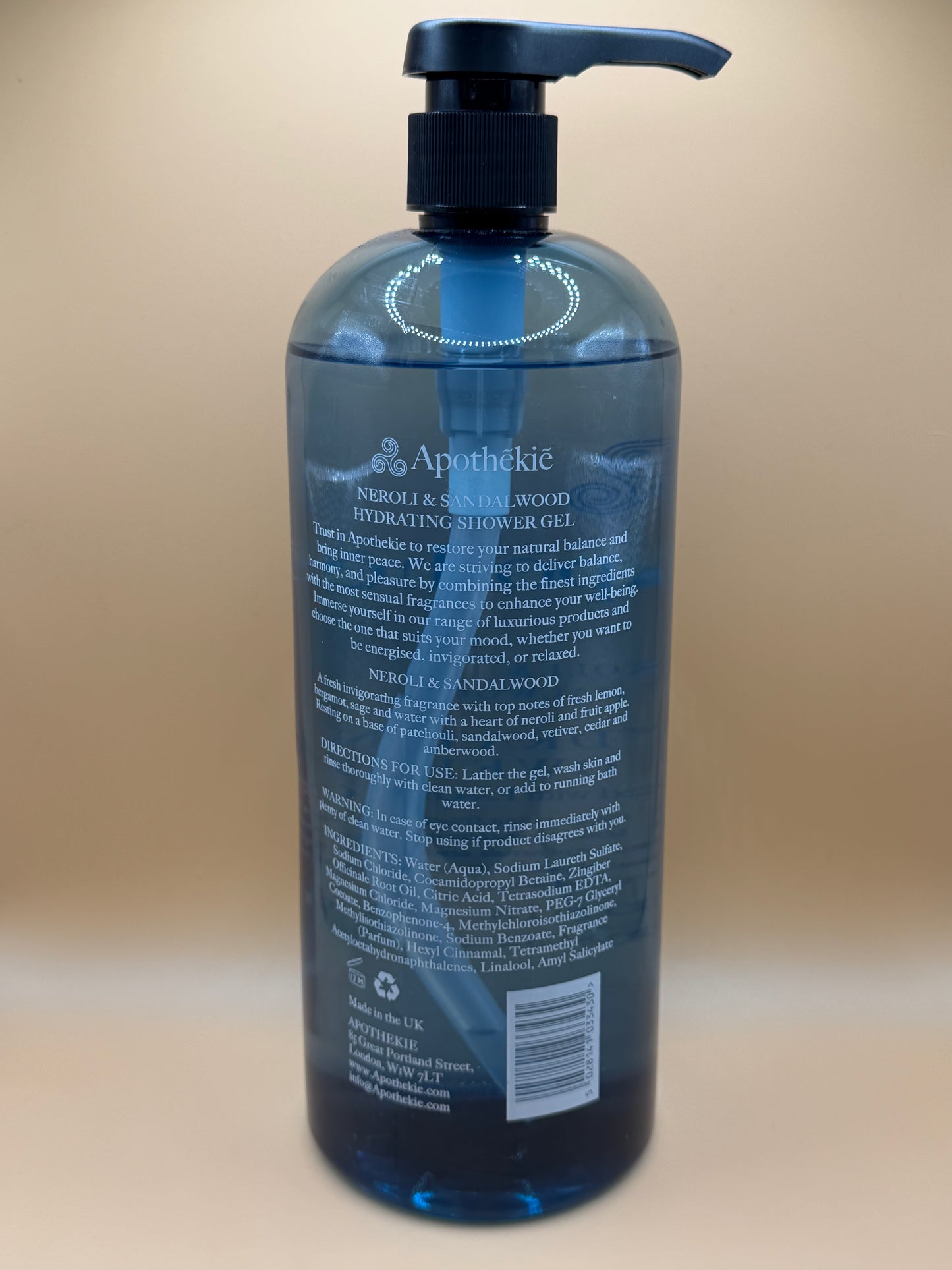 Apothekie Neroli & Sandalwood Mush Nourishing Shower Gel 1000ml