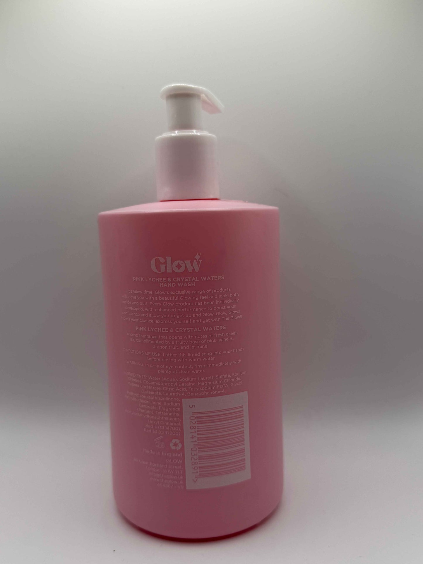Glow Pink Lychee & Crystal Waters Hand Wash 500ml