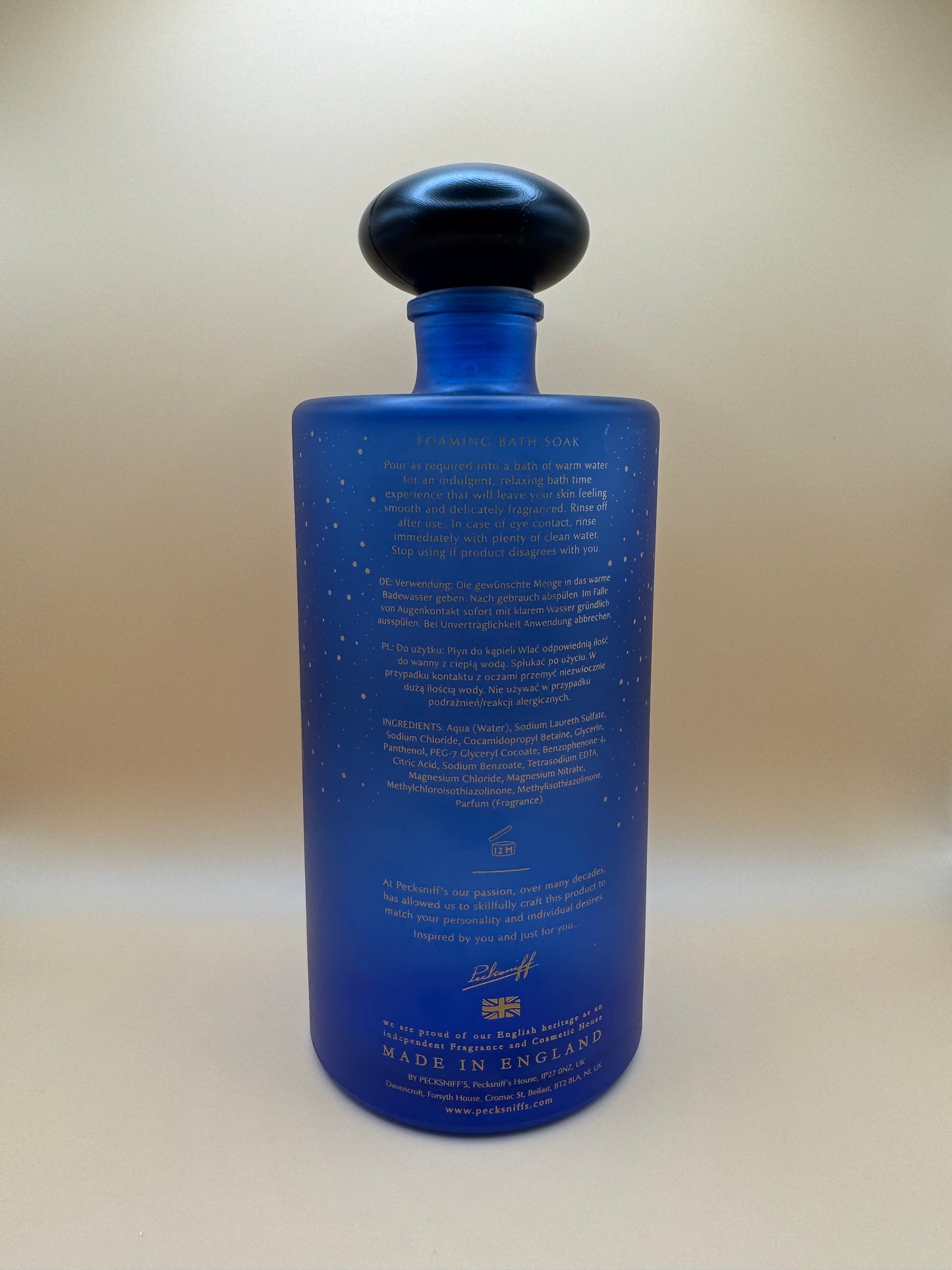 Pecksniffs Winter Vanilla & Swowdrops Bath Soak 500ml