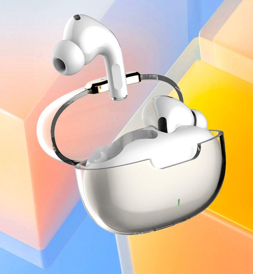 WYEWAVE White UltraFit In-Ear Design Wireless Earbuds TG-TWS10