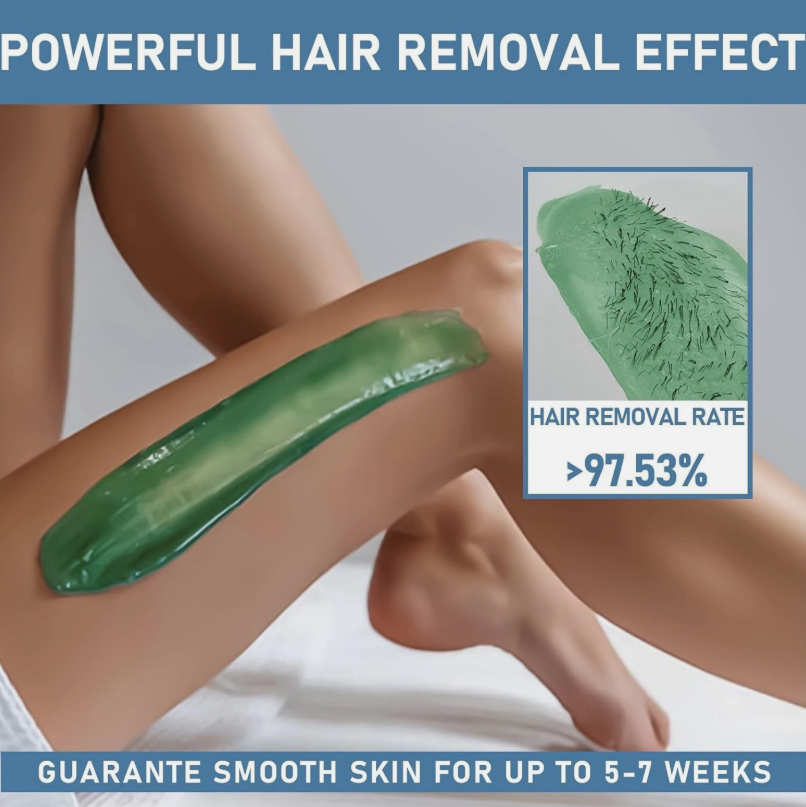 AccueilPort Waxing Kit Professional Hair Removal Wax Kit Full Body Painless Waxing Warmer White