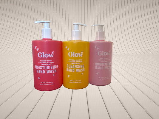 Glow Cherry Bomb & Vanilla Almond & pink Lychee Hand Wash 500ml x3