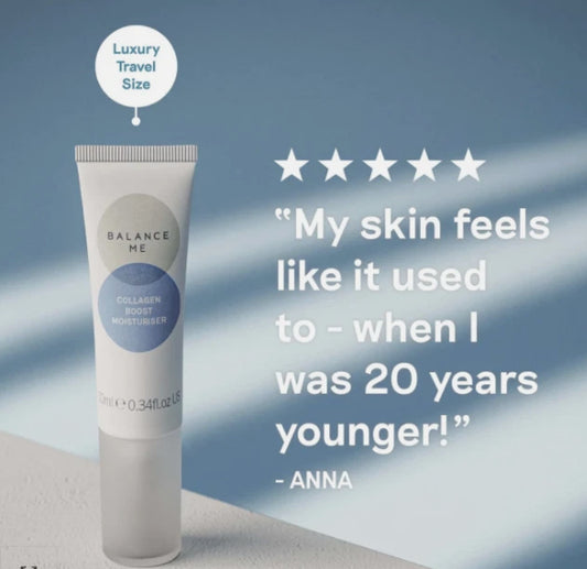 BALANCE ME Collagen Boost Moisturiser 10ml -Travel Size-