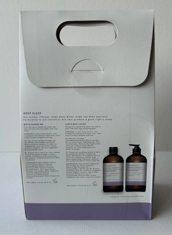 Pecksniff's Aroma Therapy Fragranced Bath Set Gel & Lotion - Deep Sleep