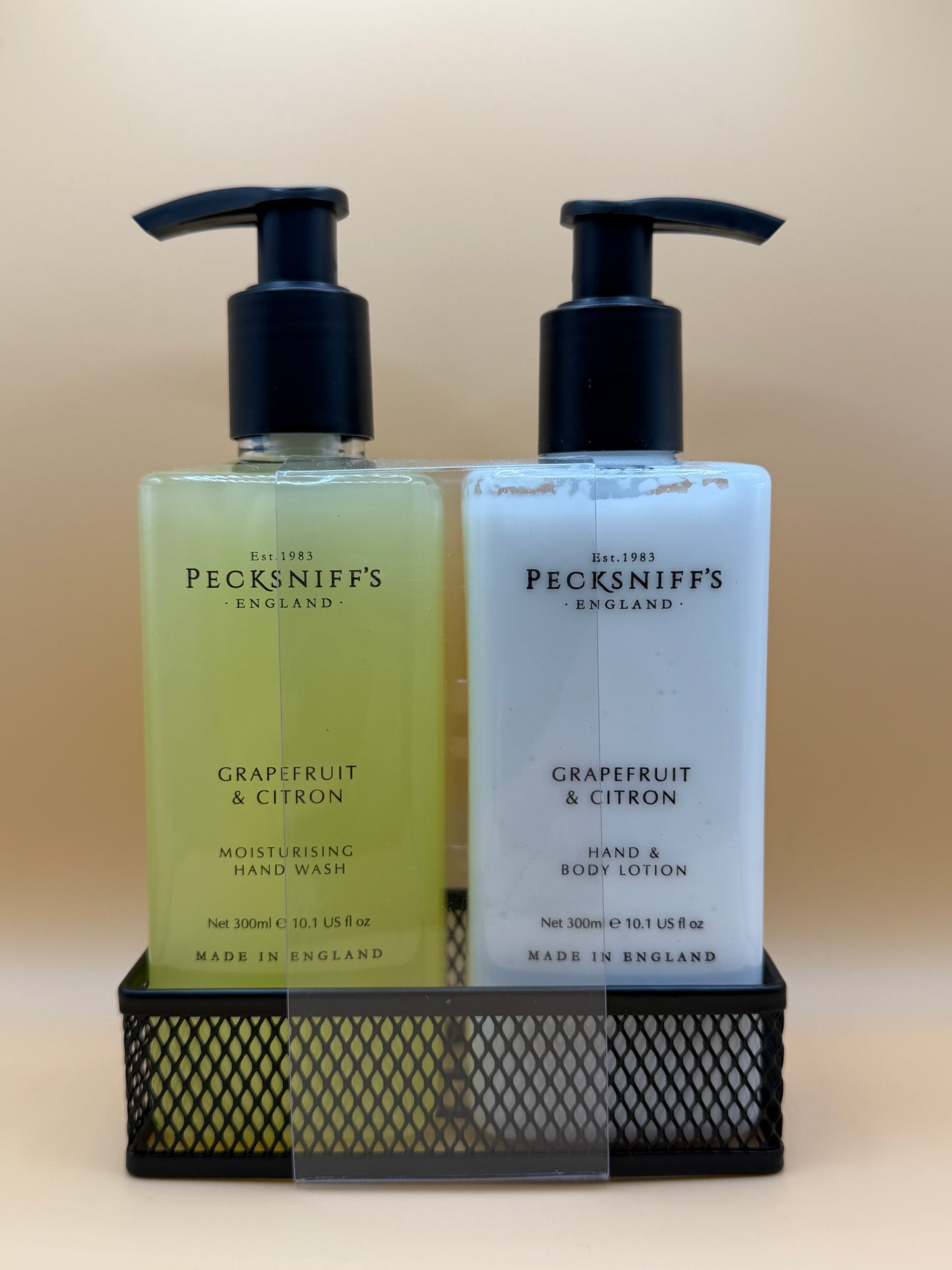 Pecksniffs Grapefrruit & Citron Hand Wash, Hand & Body Lotion Set 300ml Each