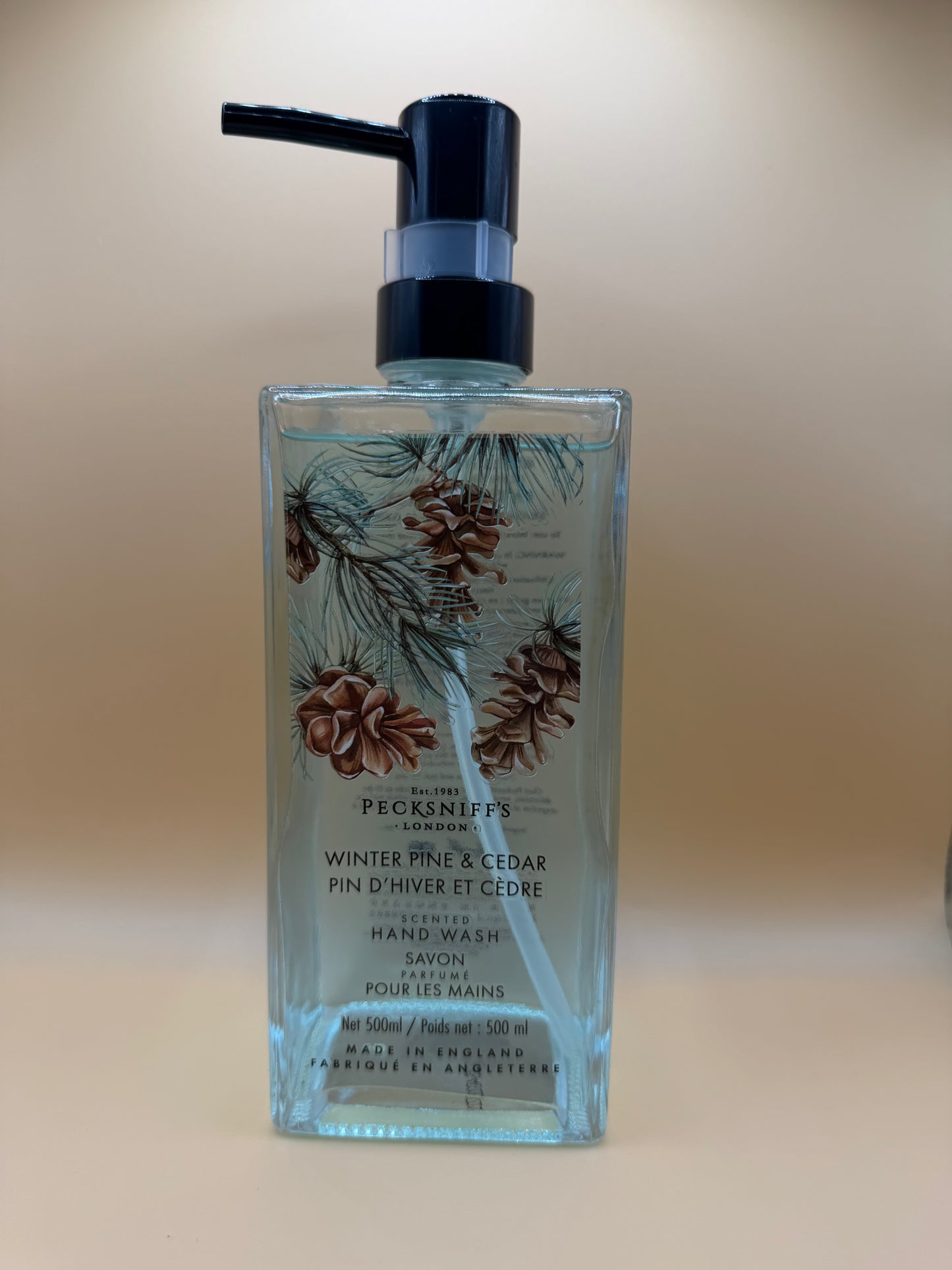 Pecksniff’s Winter Pine & Cedar Glass Hand Wash 500ml