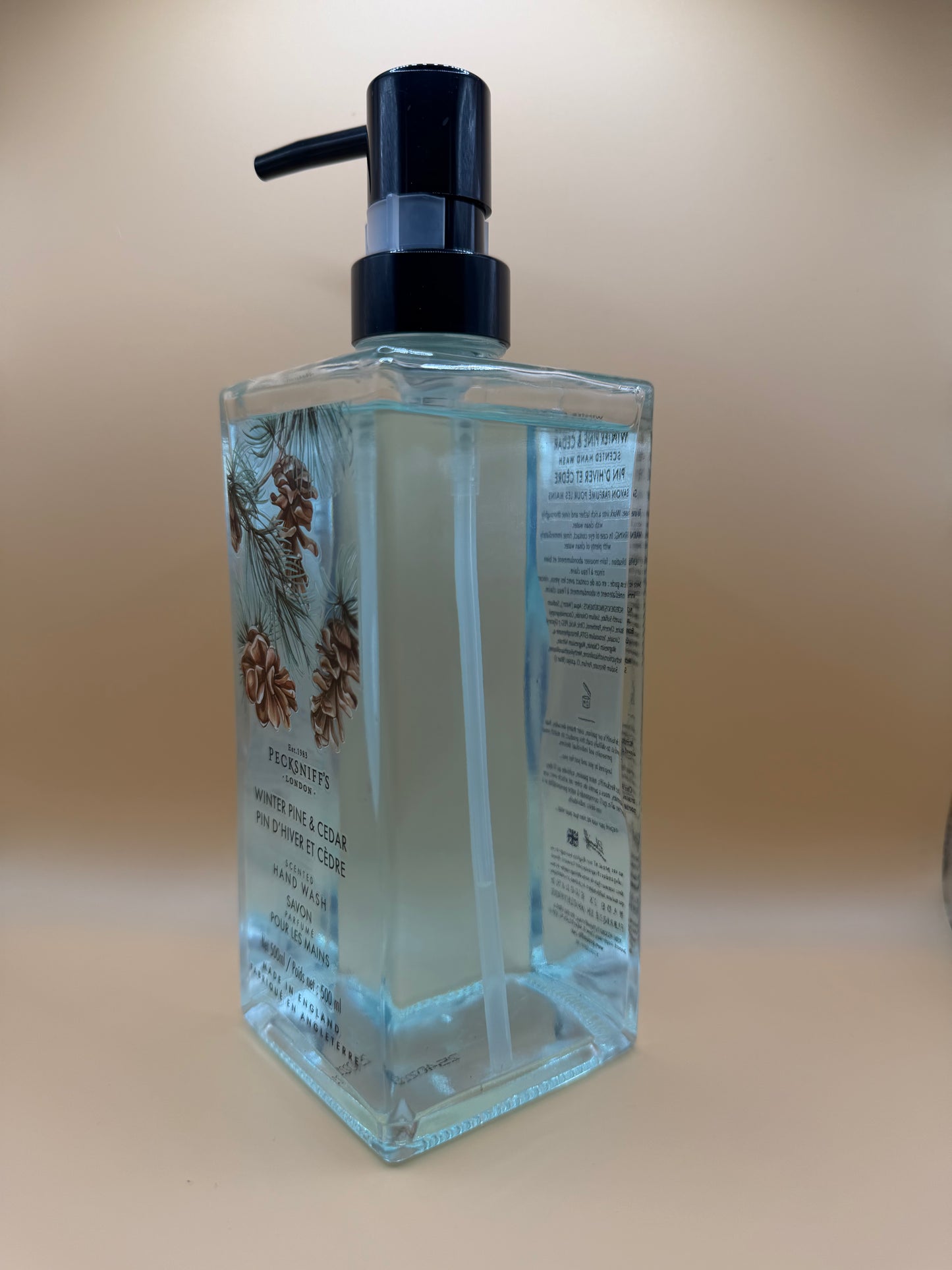Pecksniff’s Winter Pine & Cedar Glass Hand Wash 500ml