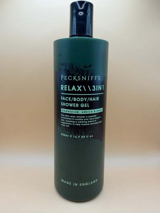 Pecksniffs Relax 3In1 Shower Gel 500ml