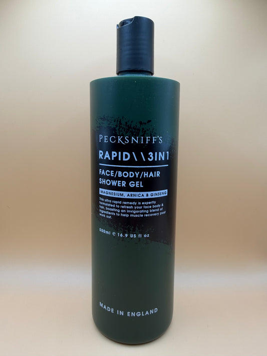 Pecksniffs Rapid 3In1 Shower Gel 500ml