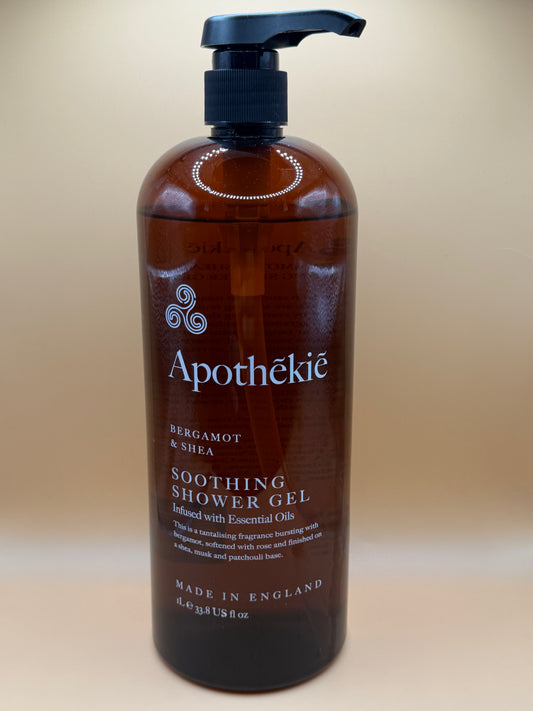 Apothekie Bergamote & Shea Mush Nourishing Shower Gel 1000ml