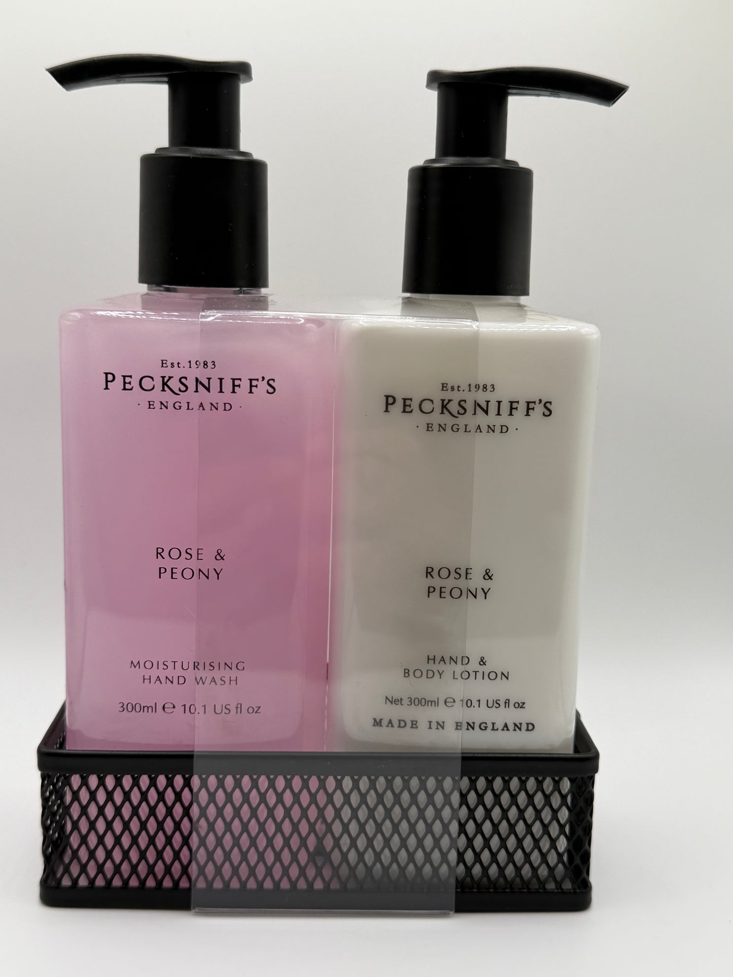 Pecksniffs Rose & Pony Hand Wash, Hand & Body Set 300ml Each