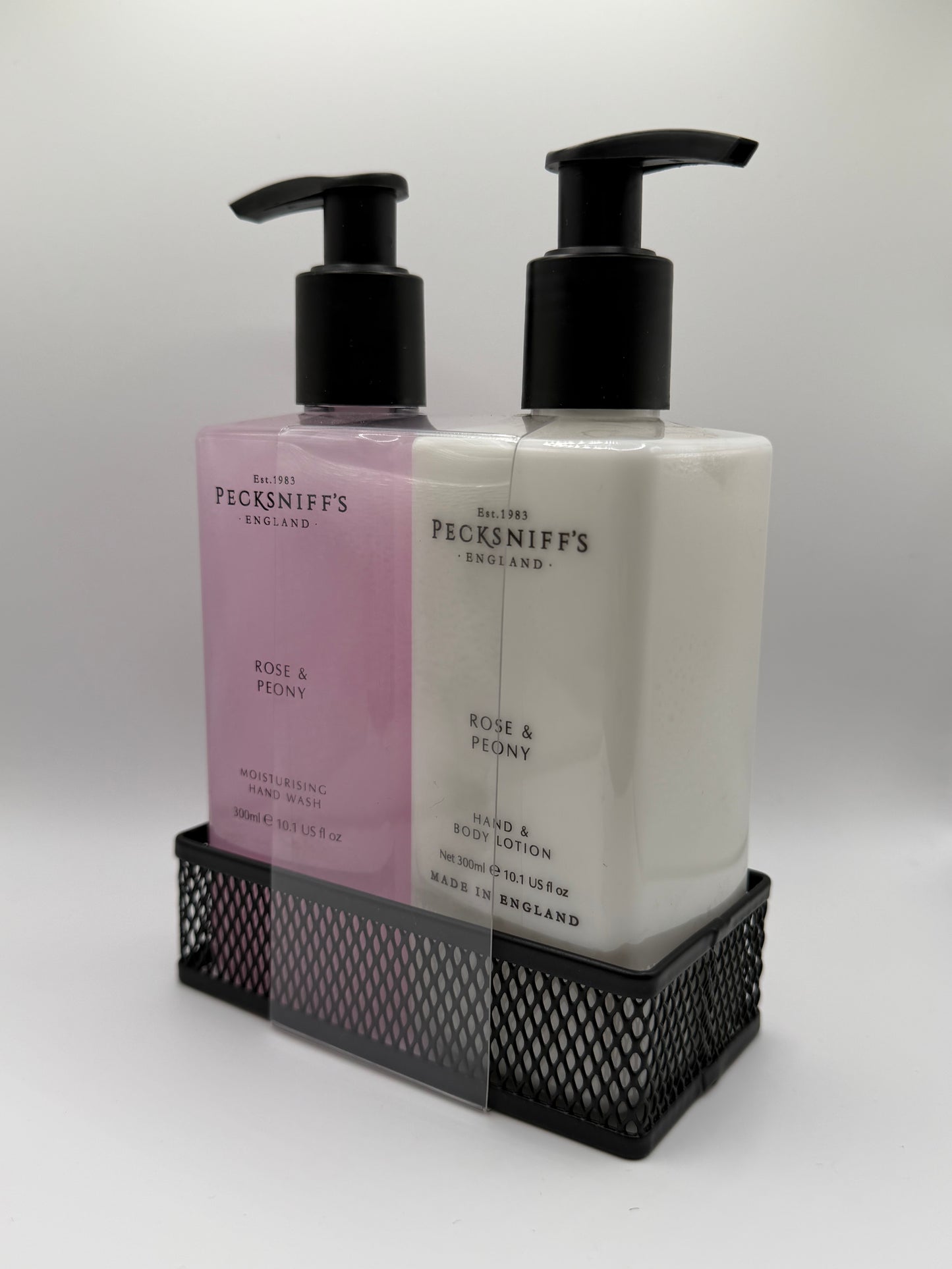 Pecksniffs Rose & Pony Hand Wash, Hand & Body Set 300ml Each