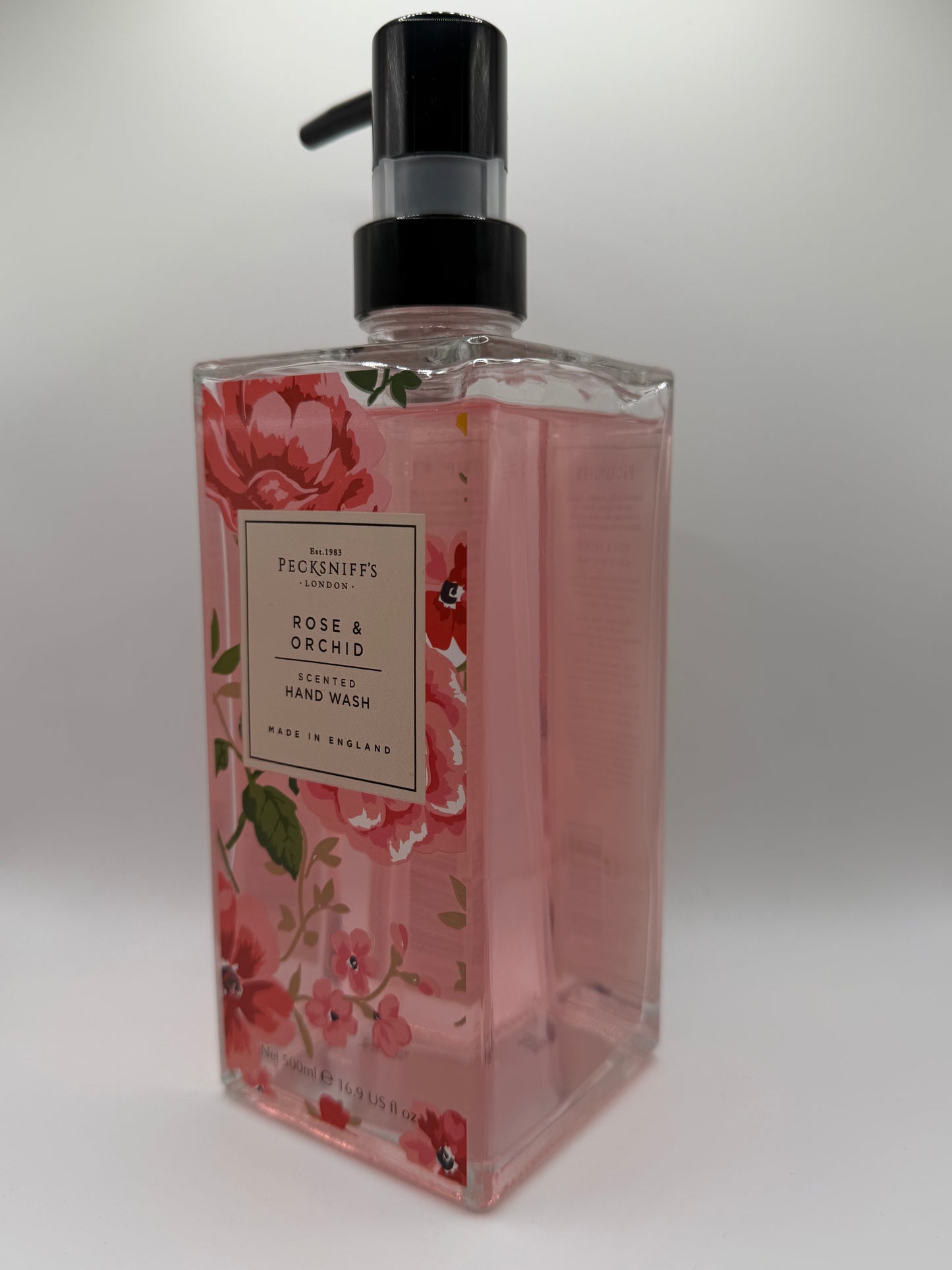 Pecksniff’s Rose & Orchid Glass Hand Wash 500ml