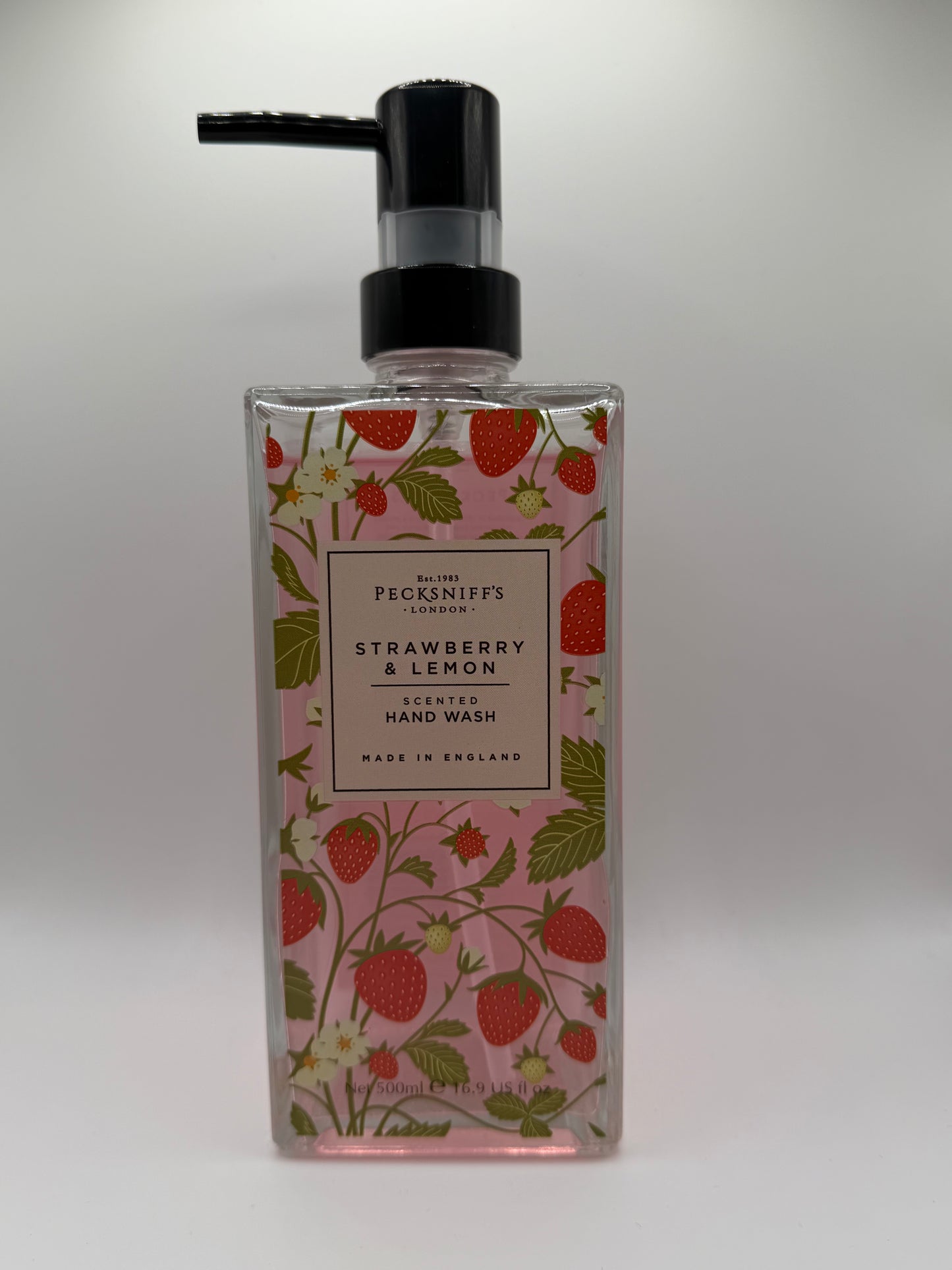 Pecksniff’s Strawberry & Lemon Glass Hand Wash 500ml