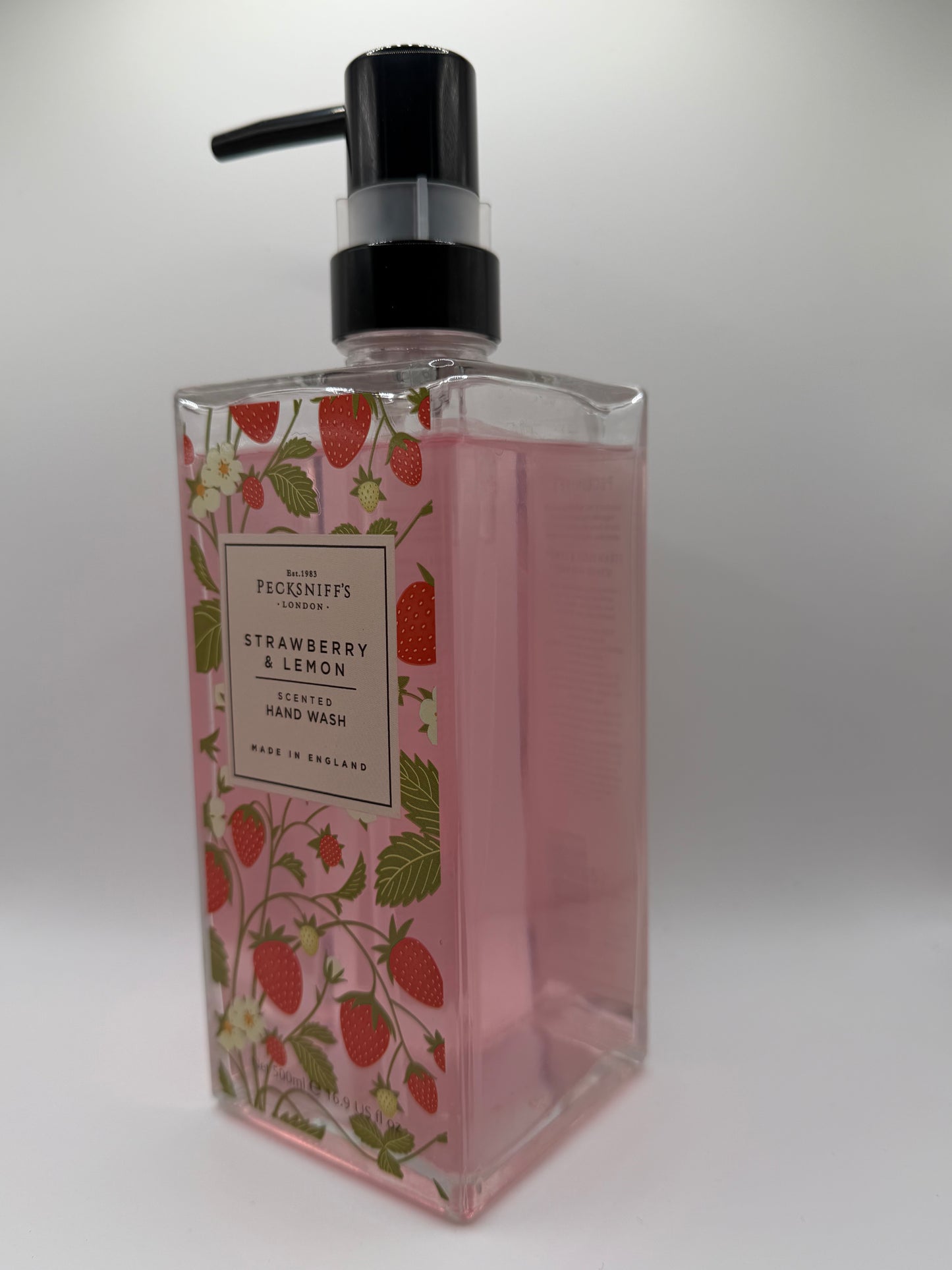 Pecksniff’s Strawberry & Lemon Glass Hand Wash 500ml