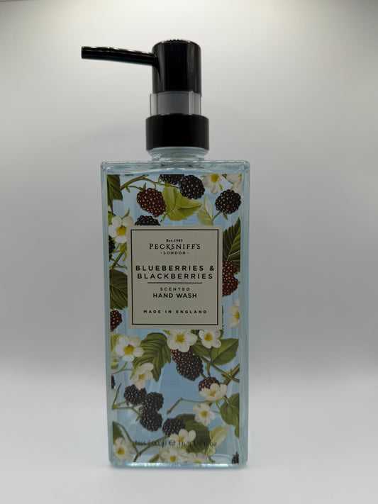 Pecksniff’s Blueberries & Blackberries Glass Hand Wash 500ml