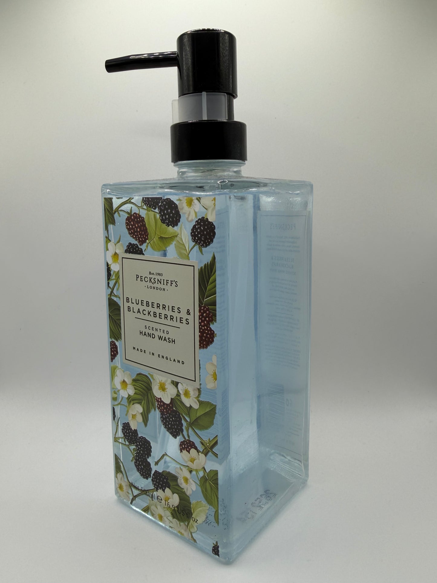 Pecksniff’s Blueberries & Blackberries Glass Hand Wash 500ml
