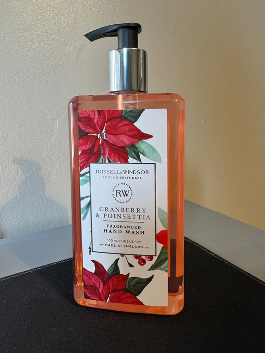 Russell & Windsor Cranberry & Poinsettia Handwash 500ml
