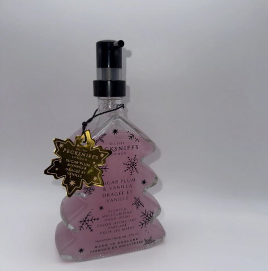 Pecksniff’s Christmas Edition Glass Hand Wash💕 Sugar Plum & Vanilla 🎄