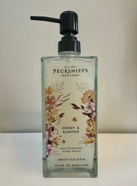 Pecksniff’s Honey & Almond Glass Hand Wash 500ml - Everyday Bargainz